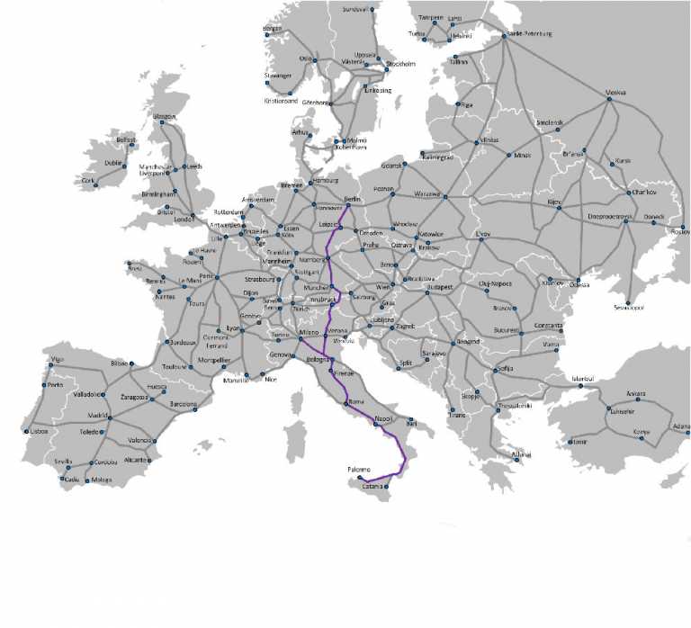 L’Europa ripristina il corridoio Berlino-Palermo