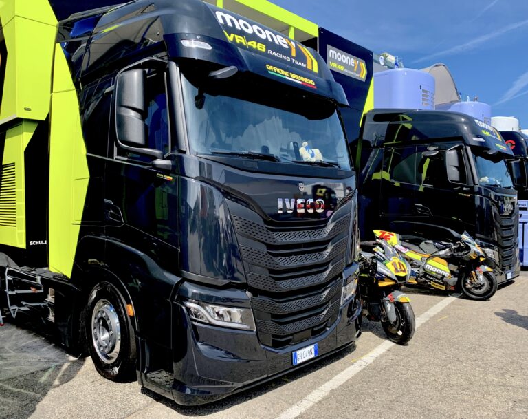 Tre Iveco S-Way al servizio del team Mooney VR46: l’imprevisto, questo sconosciuto