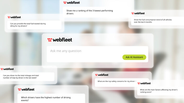 Webfleet presenta il nuovo Assistente con l’Intelligenza Artificiale